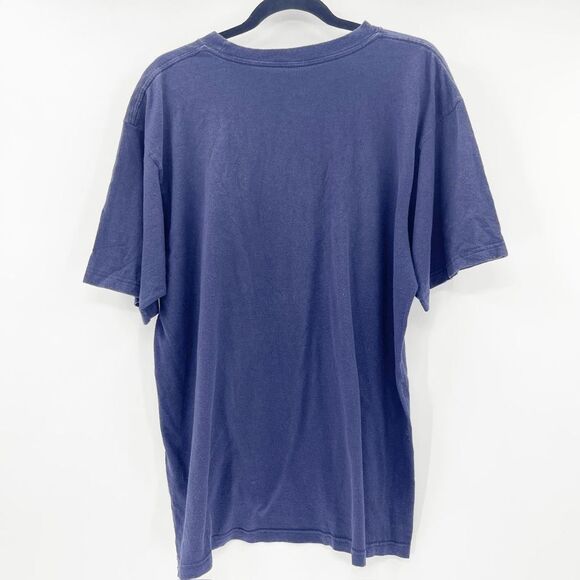 NFL Dallas Cowboys T Shirt Men Size L Navy Blue Crew Neck Short Sleeve - Picture 2 of 3